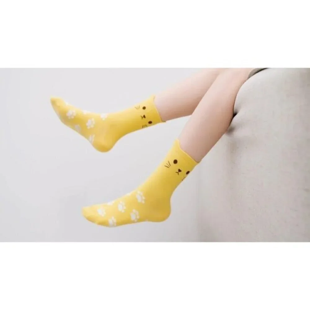 Jeasona Women’s Cute Cat Socks – Fun Animal Lover Gift for Women & Girls